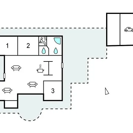 펜션 In With Sauna Tarm